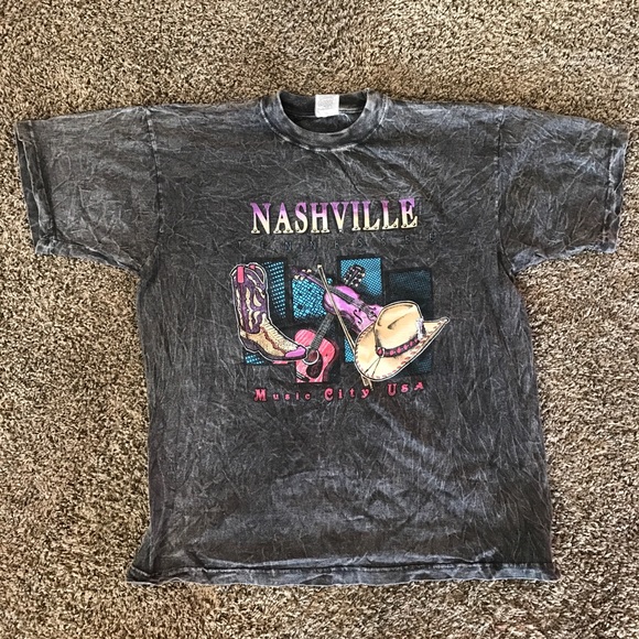 Vintage Other - Vintage Nashville Tennessee Music City USA T-Shirt